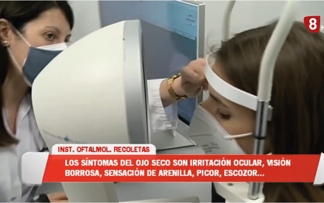 La 8 visita el IOR para conocer más sobre el ojo seco