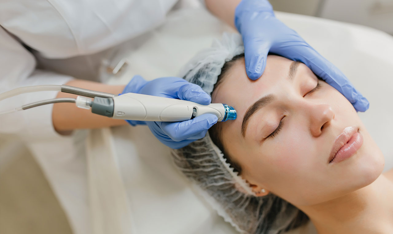 Micropunción facial. Medicina Estética Periocular. IOR