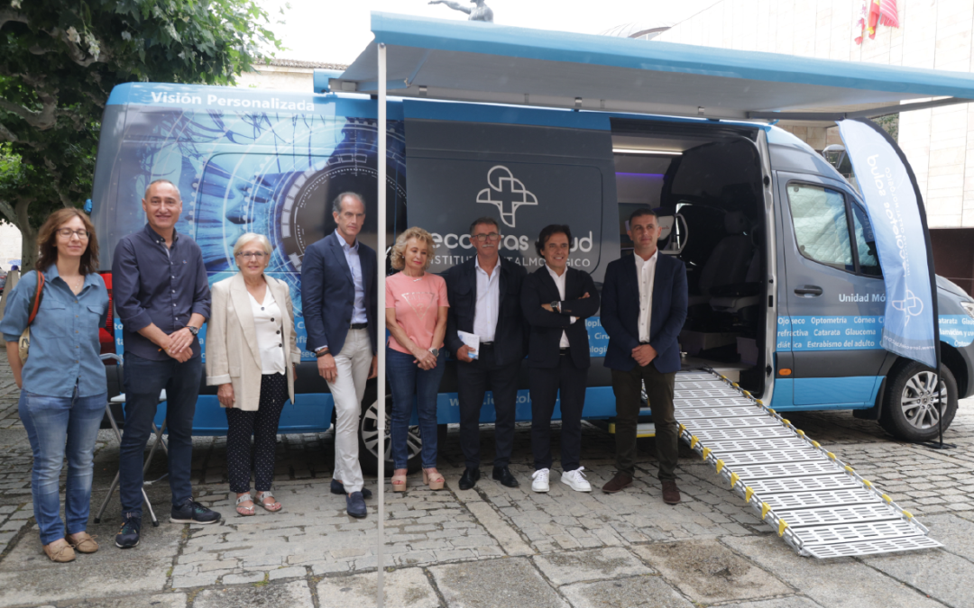Unidad Móvil: Recoletas Salud pone en marcha una iniciativa para mejorar la salud ocular de la población con el apoyo de la diputación provincial de Zamora
