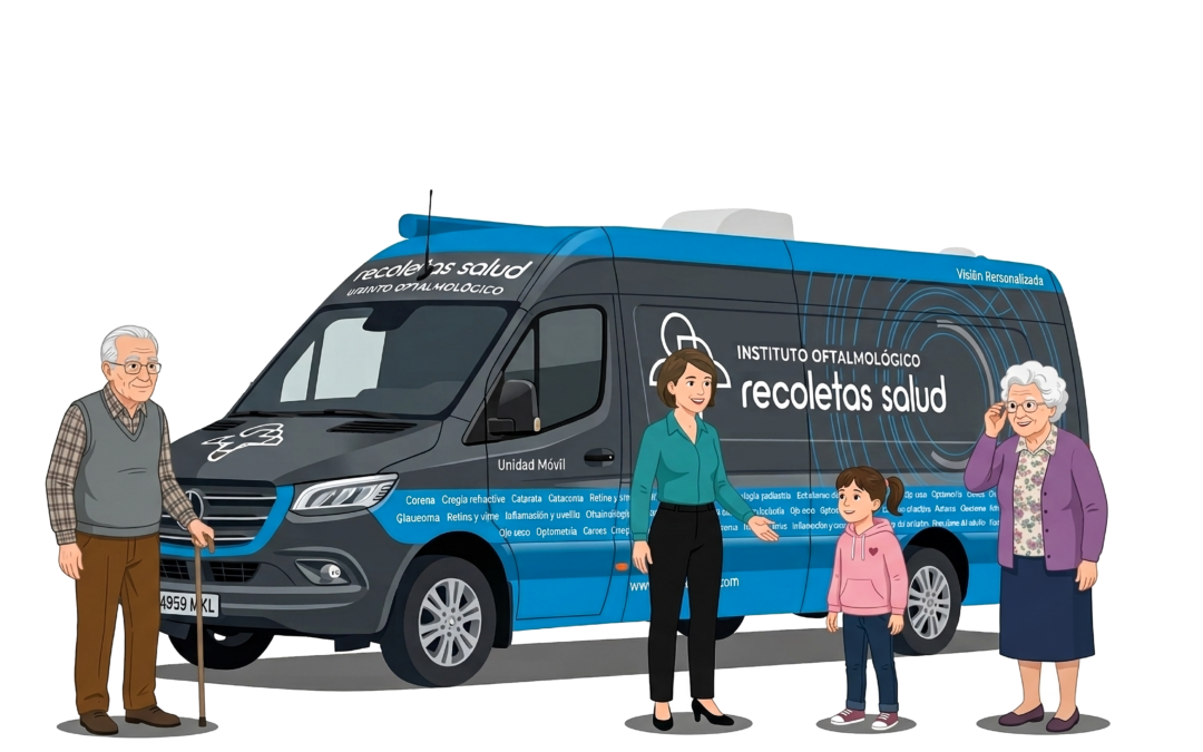 Más de 1.900 personas se han realizado revisiones oculares gratuitas en la Unidad Móvil de Recoletas Salud en colaboración con la Diputación Provincial de Burgos.